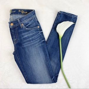 Seven 7 For All Mankind Cigarette Skinny Jeans